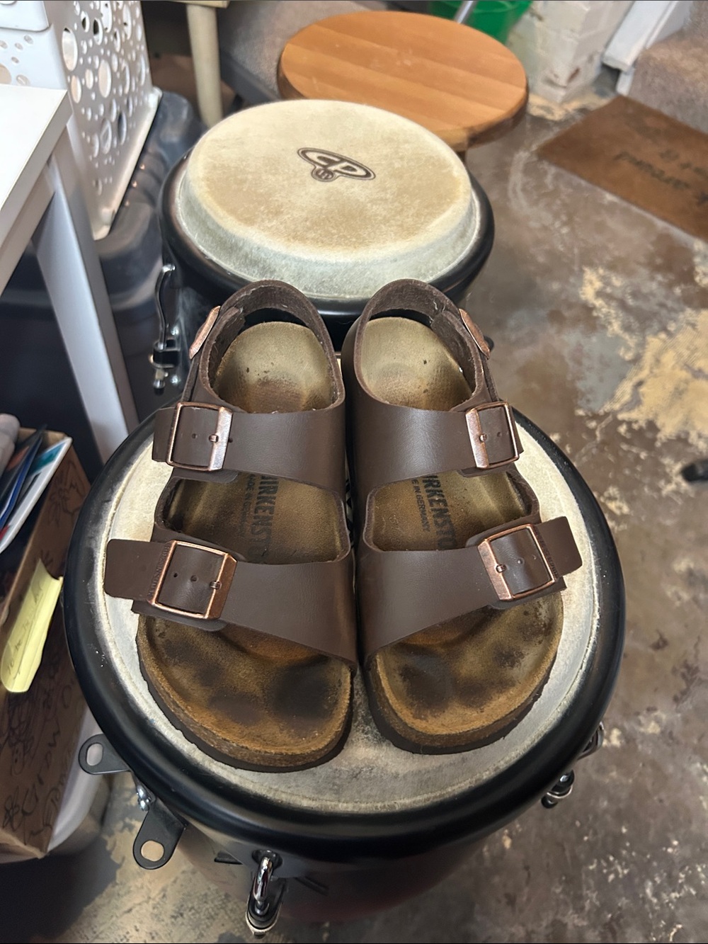Birkenstock Milano US Size 35 or 5/L 4/ 225. Dark Brown Leather. Little Wear!